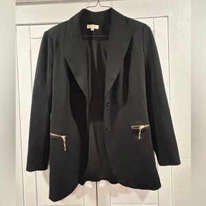 DC elegant vintage Black Blazer with gold Detail